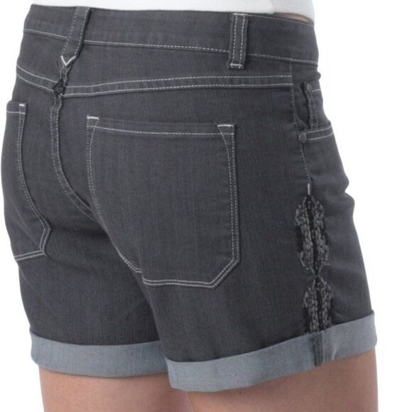 prAna Kara Denim Shorts Size 6 - Picture 2 of 10
